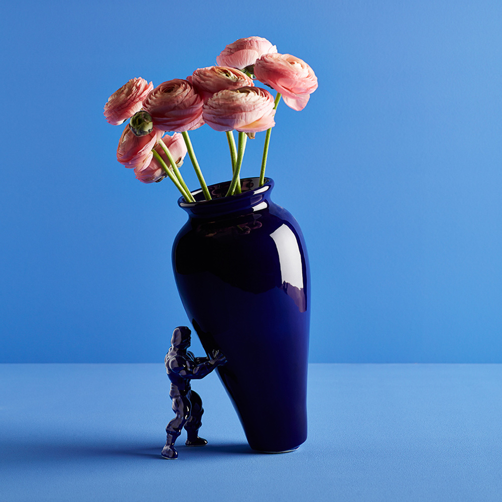 My Superhero Blue Vase