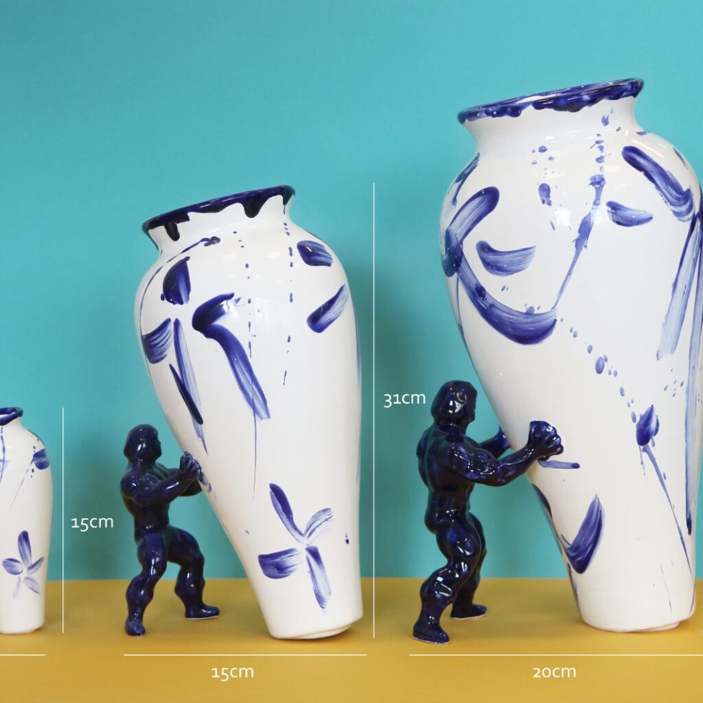 My Superhero vases whit dimensions