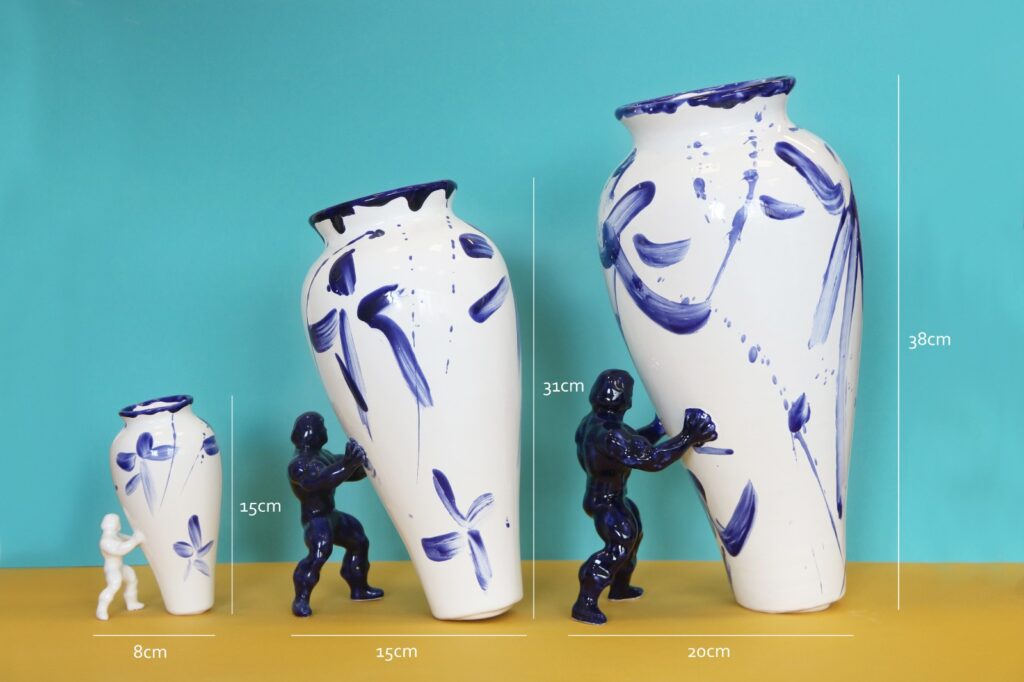 My Superhero vases whit dimensions